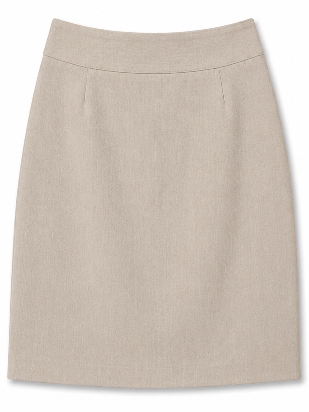 Worthington Light Beige Classic Pencil Skirt